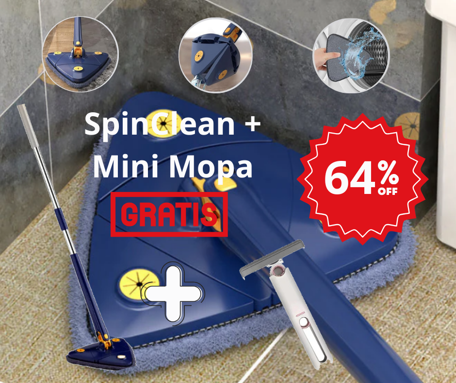 SpinClean - Fregona 360º + Mini Mopa GRATIS